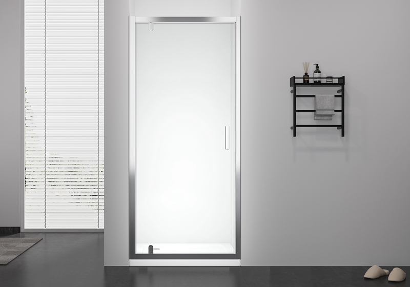 PV 306 6mm jednoduché čistenie sklenené rovné pánty klasické sprchové dvere