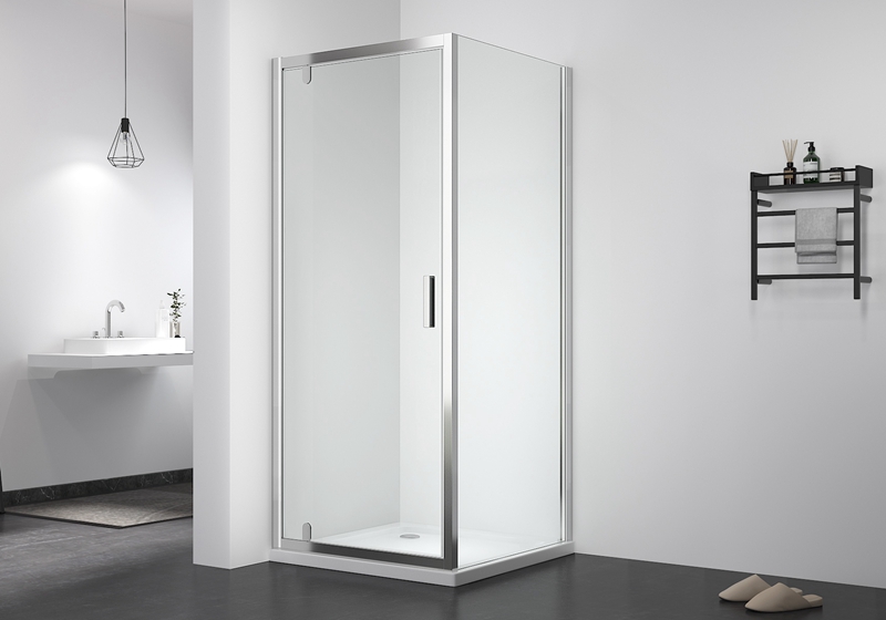 PV 306+PV 01 6mm jednoduché čistenie sklenený pánt klasické sprchové dvere+bočný panel